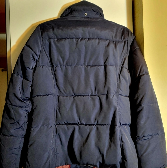 Tommy Hilfiger Navy Blue Winter Coat - Picture 2 of 7